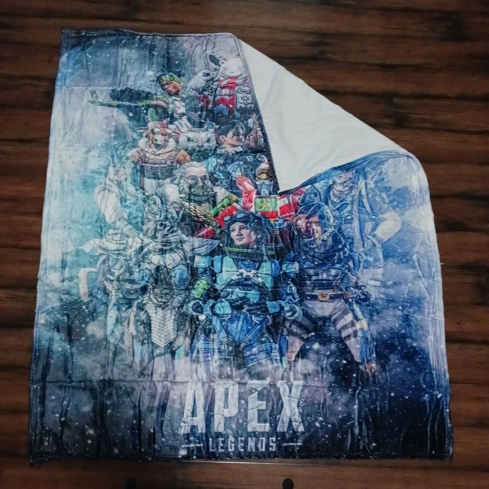 Apex Legends Fleece Throw Blanket 60x50 Winter Character Print Gaming Decor